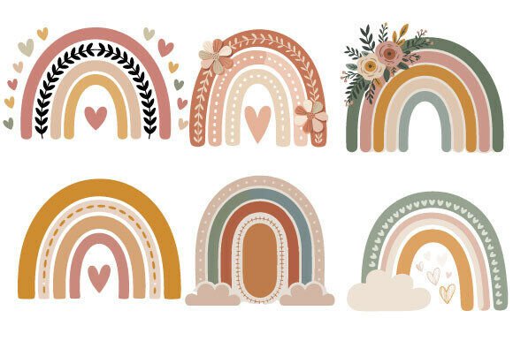 Boho Rainbow Decorative Vcetro Icon: A Guide to This Whimsical Design Asset
