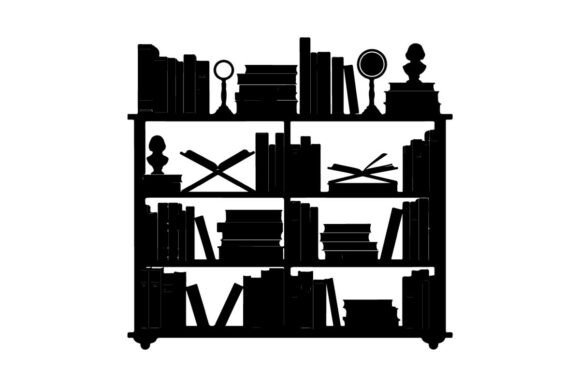 Bookshelf with Books: Elevate Your Design Aesthetic