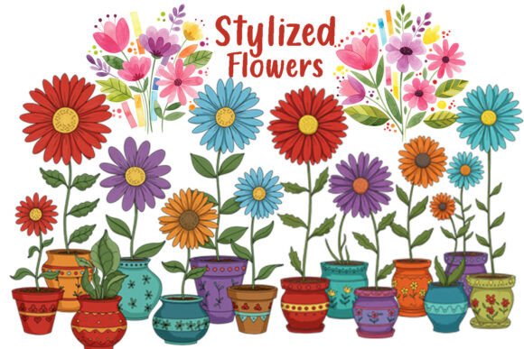 Bring Your Projects to Life with Whimsical Decorative Botanical Plants