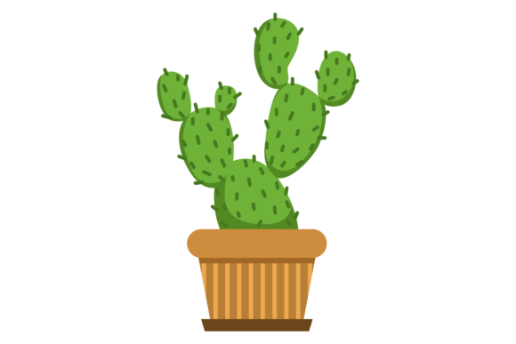 Cactus in Decorative Pot: A Creative Font for Modern Brands