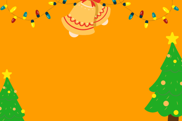 Christmas Orange with Decorative: Your Festive Design Solution