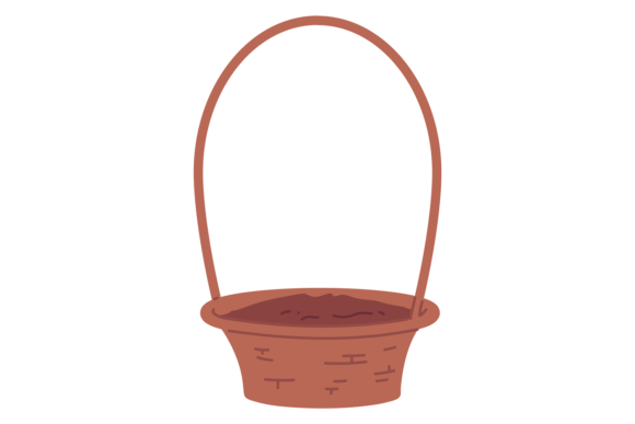 Decorative Basket with Soil: Home Garden Essentials