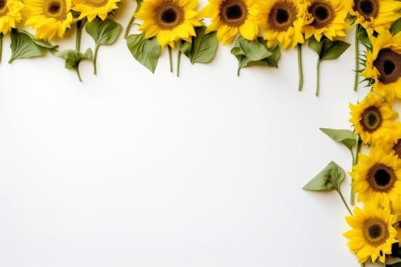 Decorative Border Summer Flowers: A Fresh Burst for Your Designs
