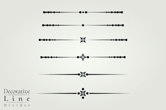 Decorative Fancy Line Divider Vector Art: Elevate Your Designs