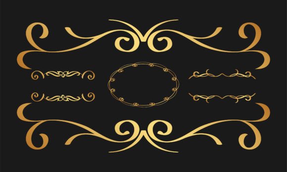 Elegant Gold Vintage Decorative Elements: A Designer's Guide to Luxe Styling