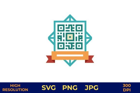 Elevate Your Brand with a QR Code on a Decorative Award Ribbon