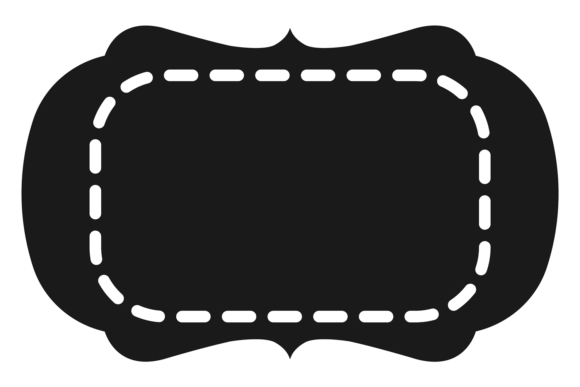 Empty Black Patch: A Decorative Emblem for Bold Branding
