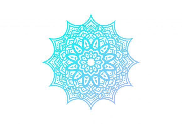Flower Mandala Decorative Elements for Your Projects