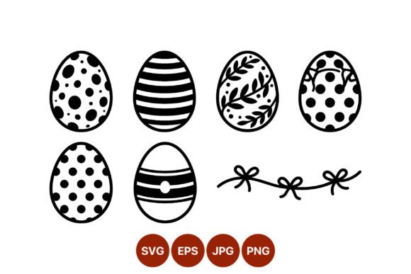 Hand Drawn Easter Eggs: A Decorative Vector Set for Spring Projects