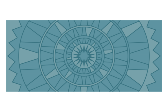 Unpacking the Geometry of a Decorative Radial Pattern Background