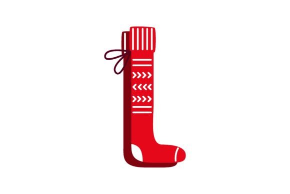 Warmth and Character: Styling Woolen Red High Socks with Decorative Pa